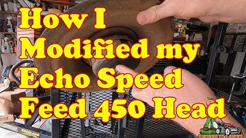 How I modified my Echo Speed Feed  450 Trimmer Head