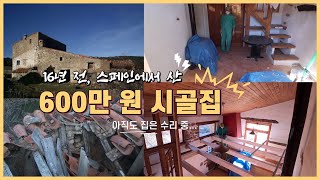 16년 전, 단돈 600만 원으로 산 스페인 시골집  여전히 수리 중.. 혼자 다락방 증축하는 남자 [스페인 국제가족]