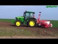 John deere 5080r  kverneland optima 6 new sowing of sunflower