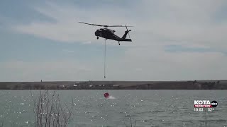 Black Hawk helicopters help fight wildfires