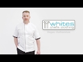 Whites southside chefs jacket white  nisbets chef jackets b998