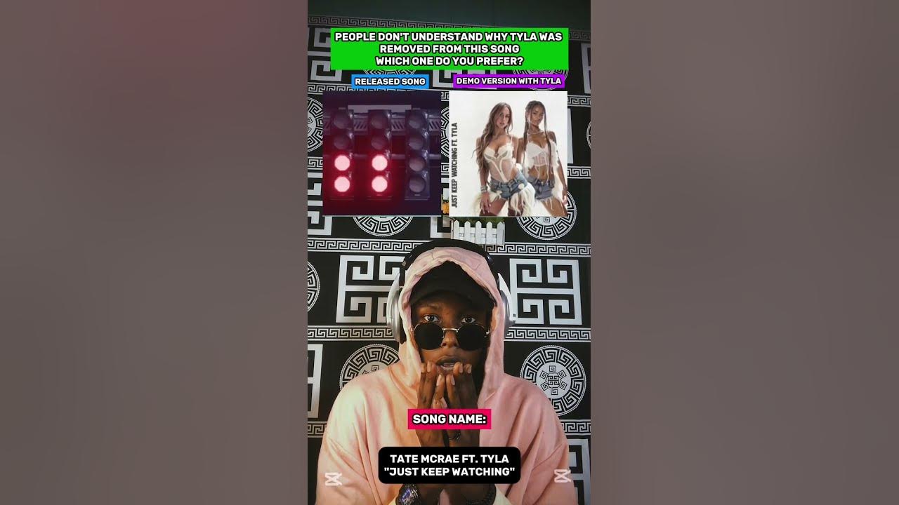 Song Released Vs. Demo Version: Tate McRae "Just Keep Watching" (From F1® The Movie), Tyla #shorts