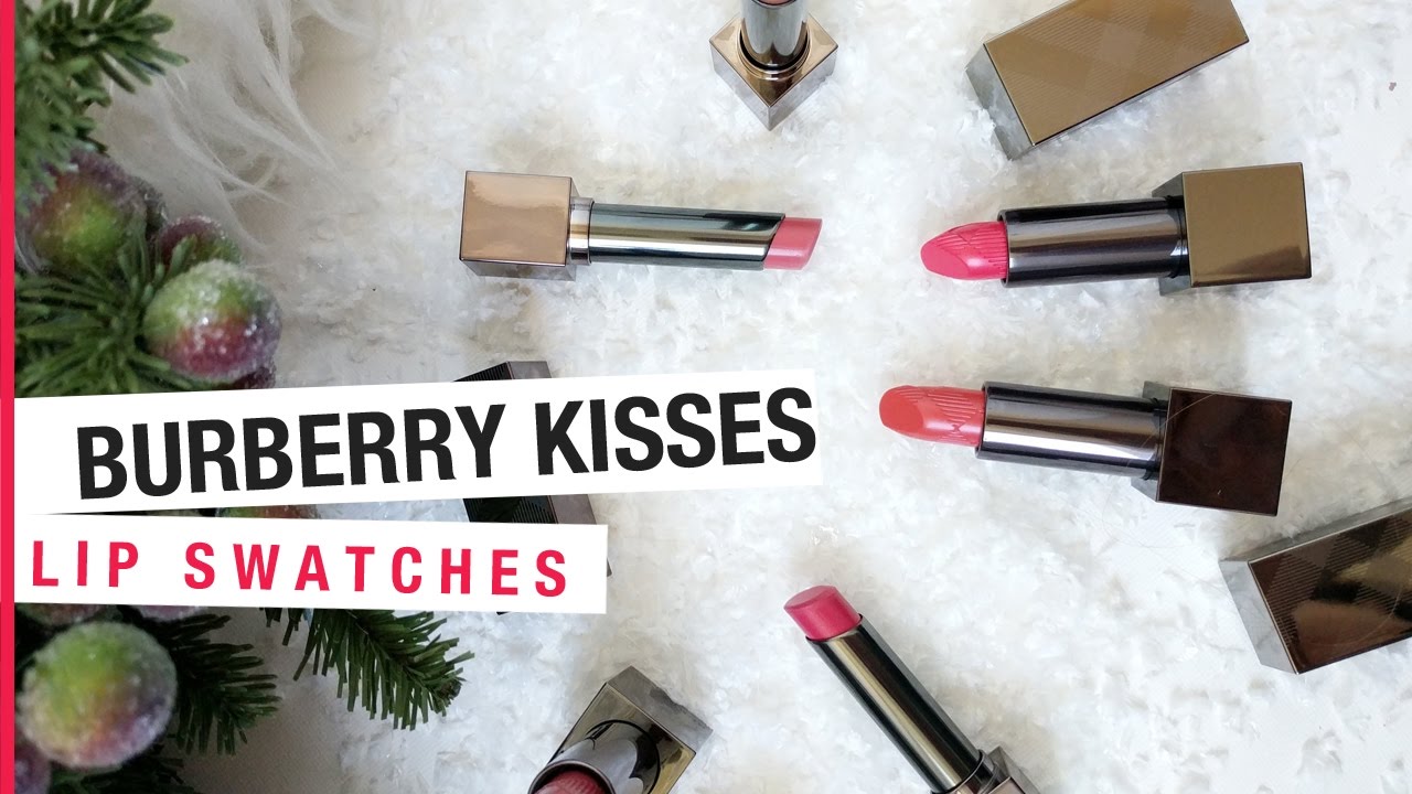 burberry pomegranate pink lipstick swatch