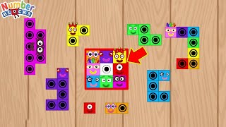 Numberblock SLIDE Puzzle Tetris Game ASMR screenshot 5