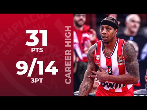 Olympiacos Piraeus-Alba Berlin 101-87: Isaiah Cannan (Career-high 31 points on 9/14 3FGS)