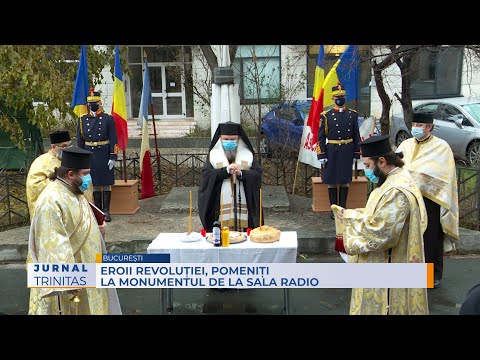 Eroii Revoluției, pomeniți la monumentul de la Sala Radio