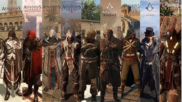 1 Minute of Legendary Outfits Showcase From Every Assassin
