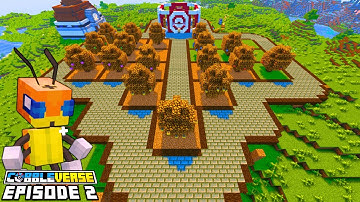 Building an Apricorn Tree Farm in Cobblemon | Minecraft Survival