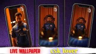 How to set Rohit Sharma Live Wallpaper | Mi Fans Live Wallpaper Video | Mumbai Indian screenshot 2