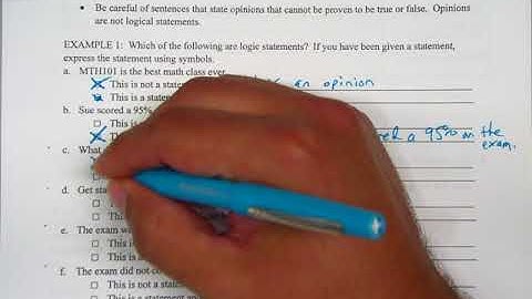 3.1 Statements, Negations, and Quantified Statements (part 1 of 2)