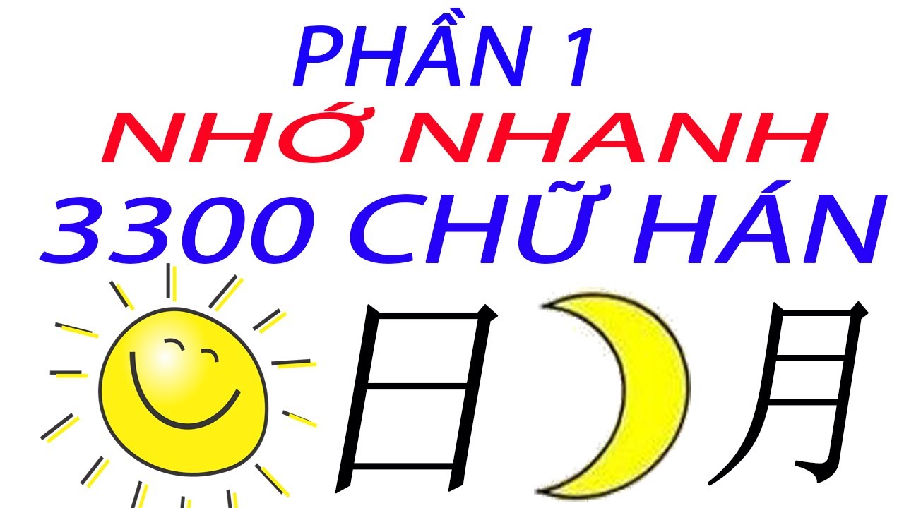 Học từ vựng tiếng trung qua hình ảnh | PHẦN 1. HỌC TIẾNG TRUNG BÍ QUYẾT NHỚ 3300 CHỮ HÁN qua CÂU CHUYỆN VÀ HÌNH ẢNH