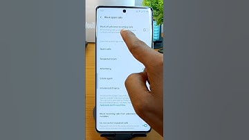 block all unknown incoming calls in vivo || unknown number call block