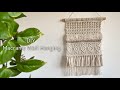 壁掛けインテリアマクラメタペストリーの作り方~DIY Macrame Wall Hanging~