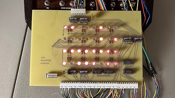 Mark-8 Reproduction LED Register Display Board