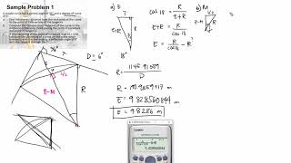 Horizontal Alignment Sample Problems
