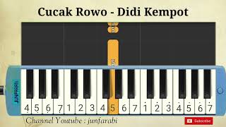 Vignette de la vidéo "Cucak Rowo | Didi Kempot | not pianika tutorial"