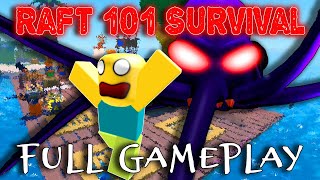 🐙 Raft 101 Survival - Full Gameplay [Roblox] screenshot 1