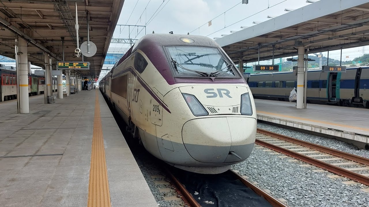 포항행 SRT 391열차 경부고속선 건천연결선~서경주역까지 주행영상