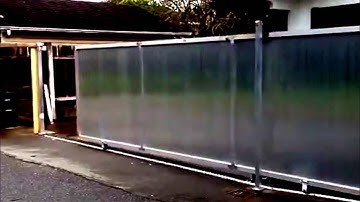 GATE1® GA1000 sliding electric gate installation