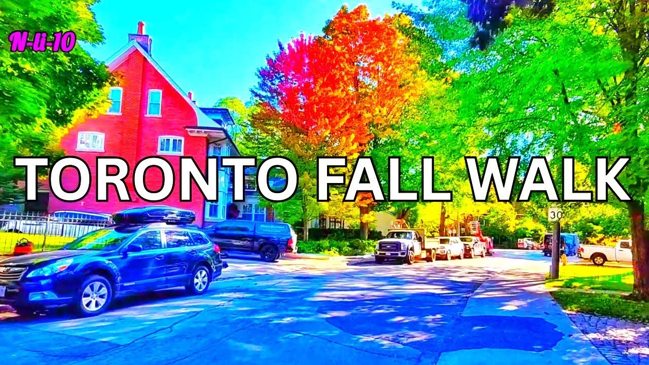 Toronto Fall Walk in Rosedale 🍁 | Exploring Beautiful Streets of ...