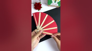 This watermelon fan is so fun, simple and easy to make, let’s learn together parent-child handmade