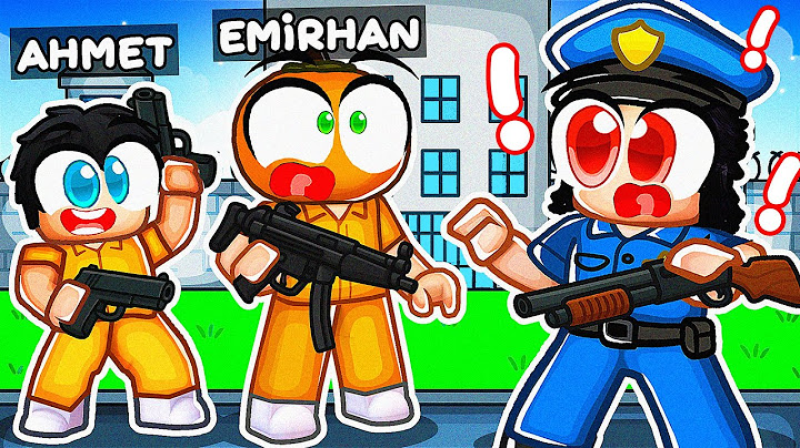 En Güvenlikli Hapishaneden Kaçış! Hırsız Vs Polis 👮 | Roblox