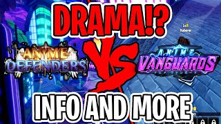 Anime Vanguards VS Anime Defenders | Drama Explained and More Information!