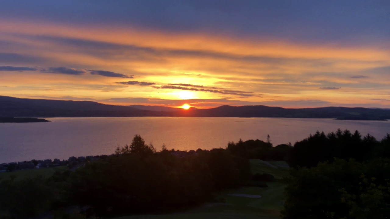 Greenock golf course at the top