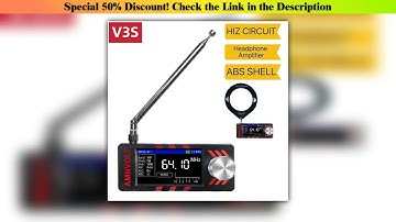 Review AMNVOLT ATS MINI SI4732 Full Band DSP Radio, Pocket Receiver FM AM MW SW SSB, with Headphone
