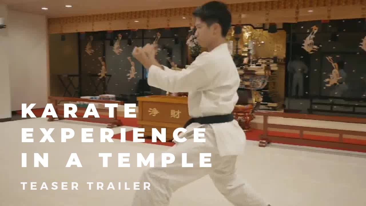 KARATE IN A TEMPLE EXCLUSIVE IN TOKYO (KARATE DOJO WAKU) YouTube