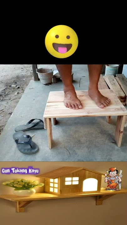 Diy kerajinan meja dari kayu palet yang simple