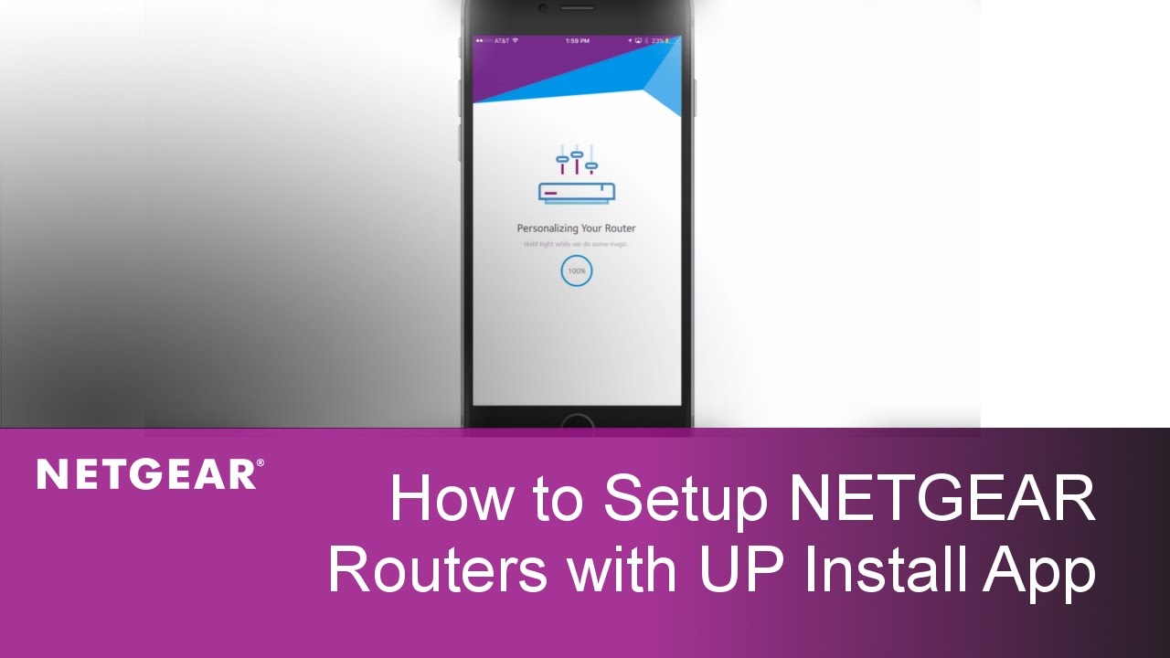 How to Setup NETGEAR  Wireless Routers with the new Up Installation App