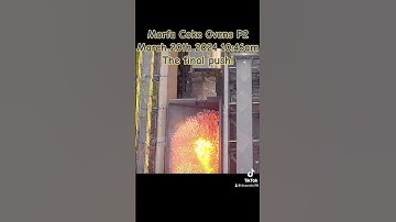 The last ever oven to be pushed at Morfa Coke Ovens, Port Talbot no38. Historical moment 🥲