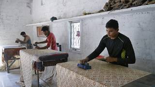 The Process of Ajrak Block Printing in Kachchh, Gujarat