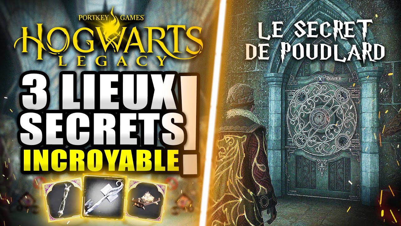 Hogwarts Legacy : 3 Endroits SECRETS INCROYABLES cachés dans POUDLARD (Solution des Énigmes)