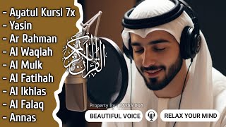 Quran Recitation In A Peaceful Voice I Alfatiha Ayat Alkursi Yasin Alwaqiah Arrahman Alaa Aqel
