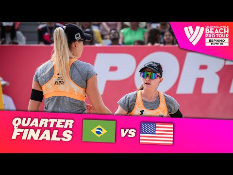 Ana Patrícia/Duda vs. Nuss/Kloth - Quarter Finals Highlights | Espinho 2024 #BeachProTour