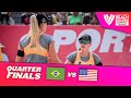 Ana patrciaduda vs nusskloth  quarter finals highlights  espinho 2024 beachprotour