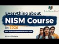 NISM Certifications Explained in Detail | Exams &amp; Scope l Online Finance School l CA Nitin Guru