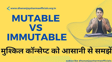 mutable vs immutable |  Understanding Mutable vs Immutable in Python