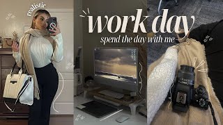 asmr office work day | marketing + graduate school + studying