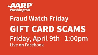 Gift Card Scams - Fraud Watch Friday