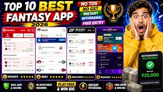 Top 10 New Fantasy Apps | Best Fantasy Apps 2026 | Fantasy Cricket Apps | New Fantasy App Free Gi... screenshot 4
