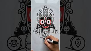 draw the lord of Jagannath#highquality #jagannath #ai #drawing