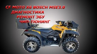 CF MOTO Х6 - Bosch mse3.0 ремонт, диагностика, чип-тюнинг.