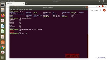 Filter in Unix/Linux | Basics of Filter concept