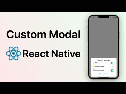 Tutorial React Native | Custom Modal