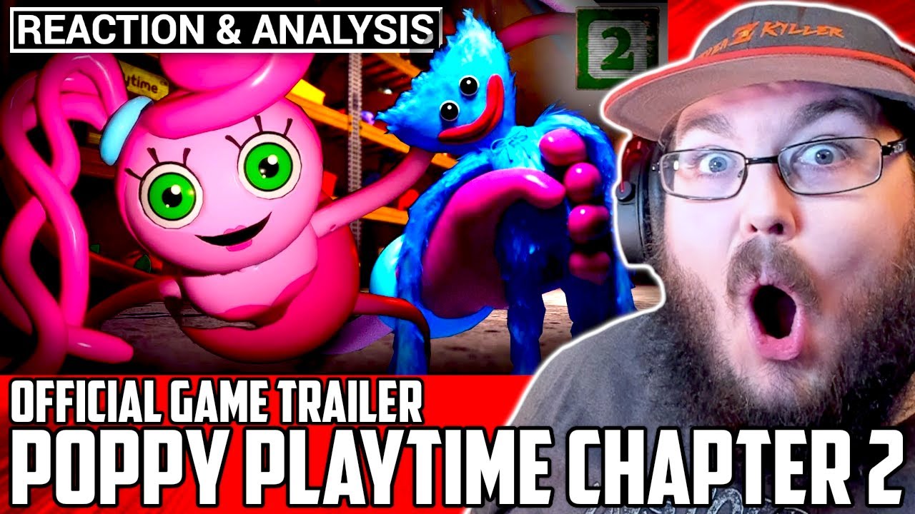 Poppy Playtime Chapter 2 - Official Game Trailer Reaction - WHO