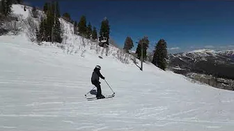 Snowbasin UT Ski Runs  FOV  Wildflower Downhill from John Paul lift
