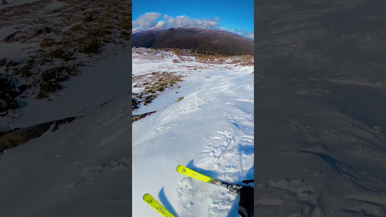 Skiing the Steepest Trail in Australia